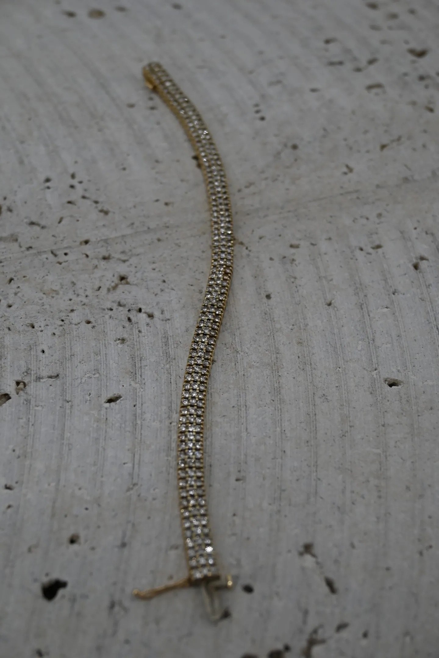 photo du lot 10/07/24 - Bracelet ligne souple en or jaune