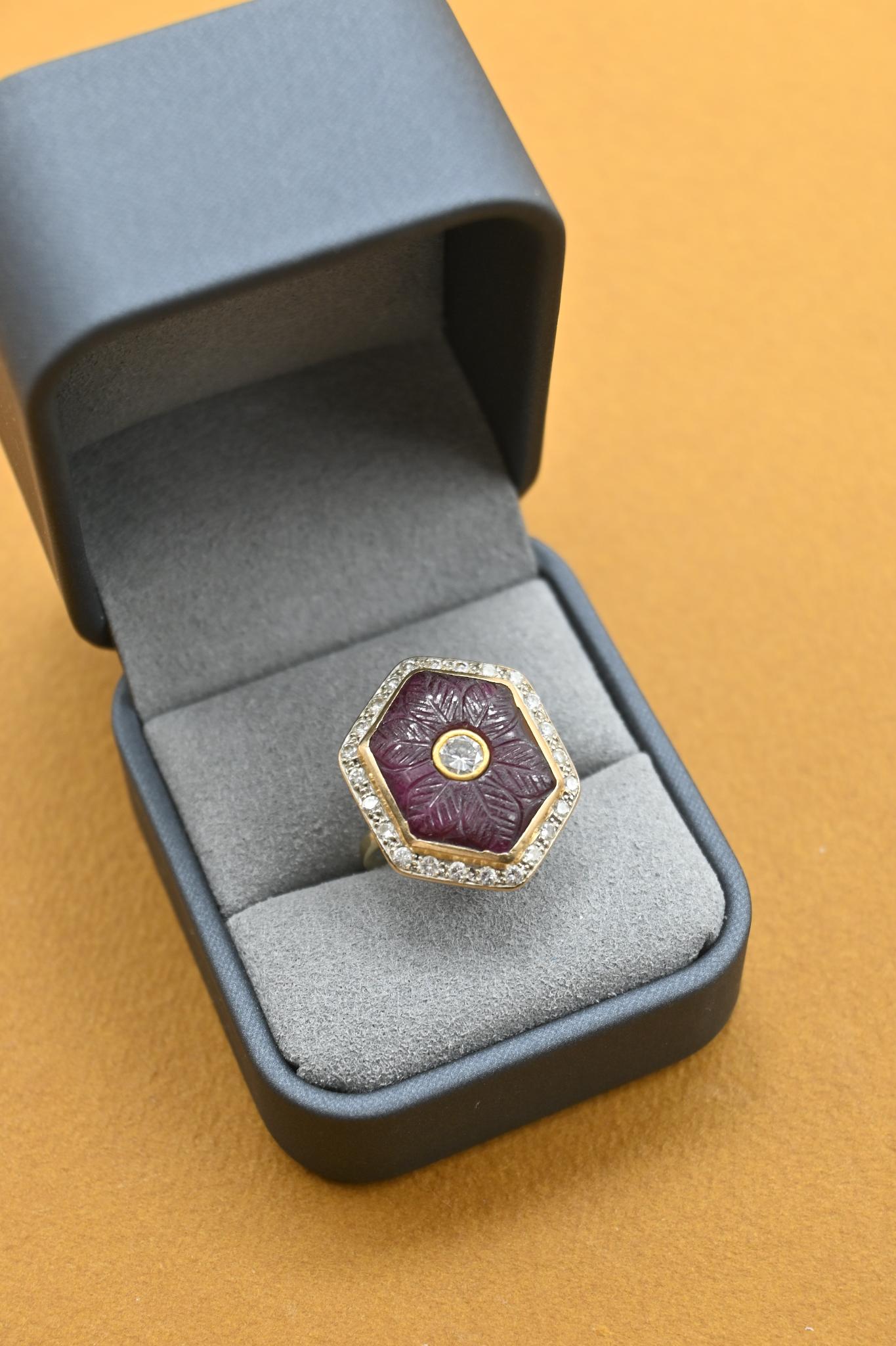 photo de bague rubis diamant - 2/07/2026